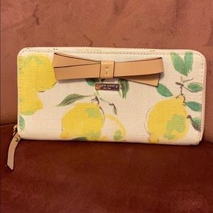 'capri espadrille - lacey' Kate spade lemon wallet